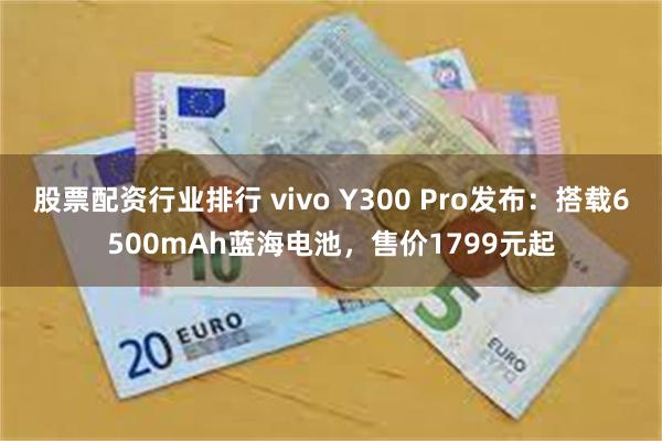 股票配资行业排行 vivo Y300 Pro发布：搭载6500mAh蓝海电池，售价1799元起