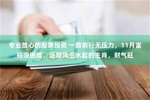 专业放心的股票投资 一路前行无压力，11月富裕没困难，近期风生水起的生肖，财气旺