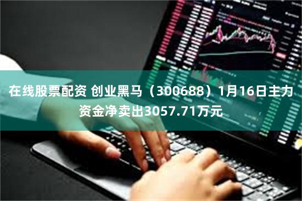 在线股票配资 创业黑马（300688）1月16日主力资金净卖出3057.71万元